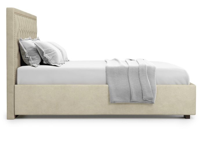 Кровать с подъемным механизмом Orto 140х200 бежевого цвета