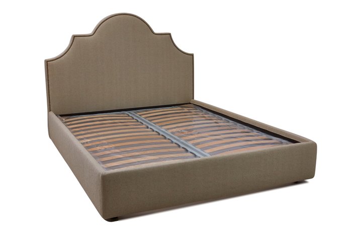 Кровать Фиби серо-коричневого цвета 140х200 