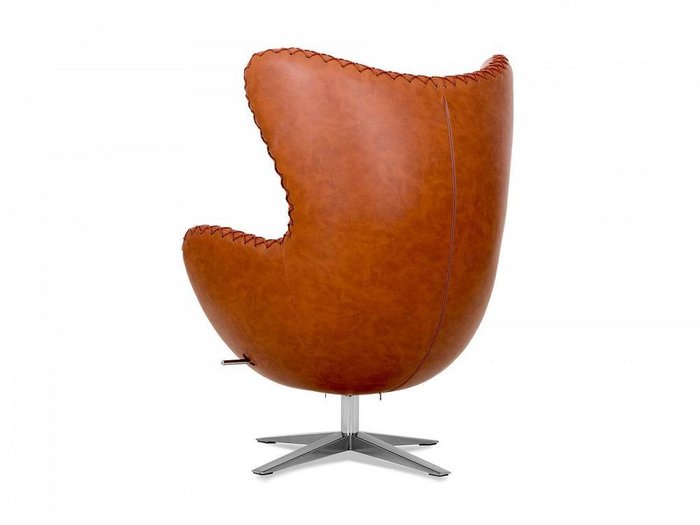 Кресло Egg коричневого цвета