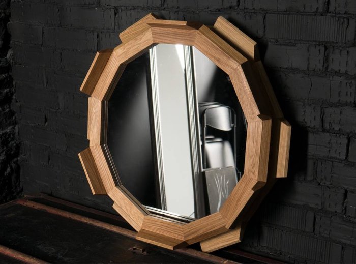 Настенное круглое зеркало Kupus 6 
