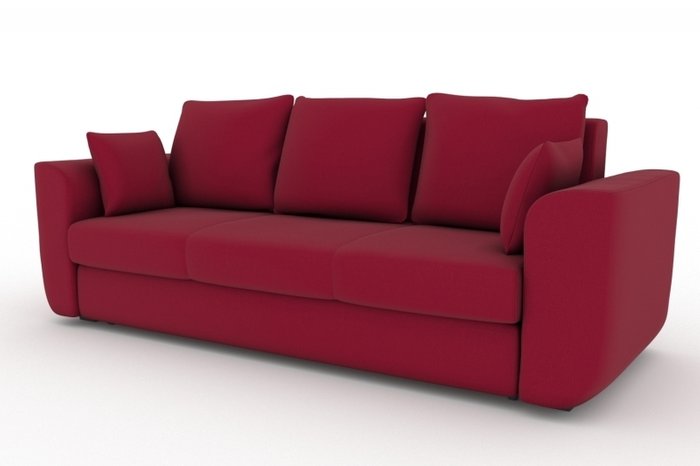 Прямой диван-кровать Stamford красного цвета