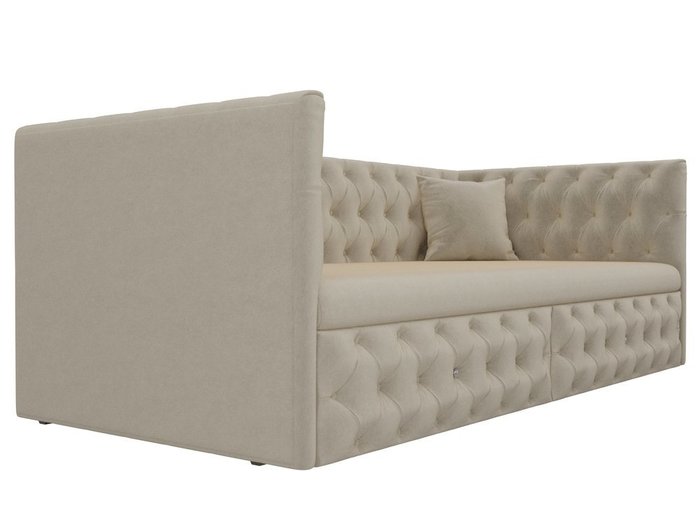Прямой диван-кровать Найс светло-бежевого цвета