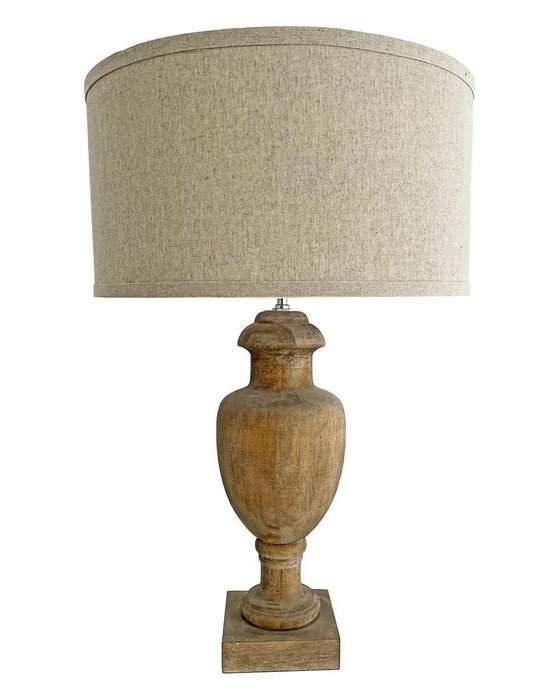 Настольная лампа Кенсингтон с бежевым абажуром