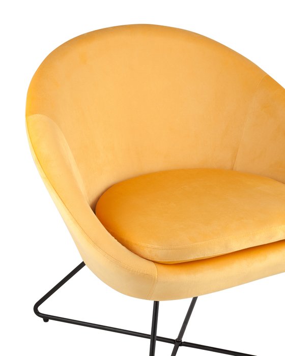 Кресло Колумбия оранжевого цвета