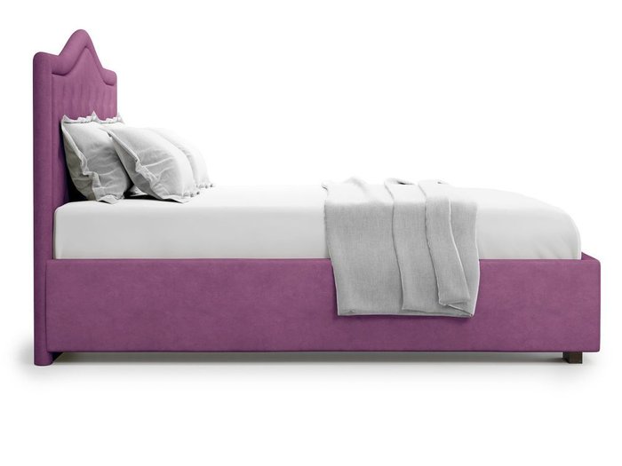 Кровать с подъемным механизмом Tibr 160х200 фиолетового цвета