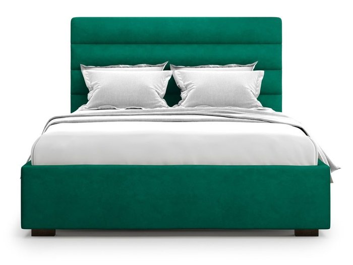 Кровать с подъемным механизмом Karezza 180х200 зеленого цвета