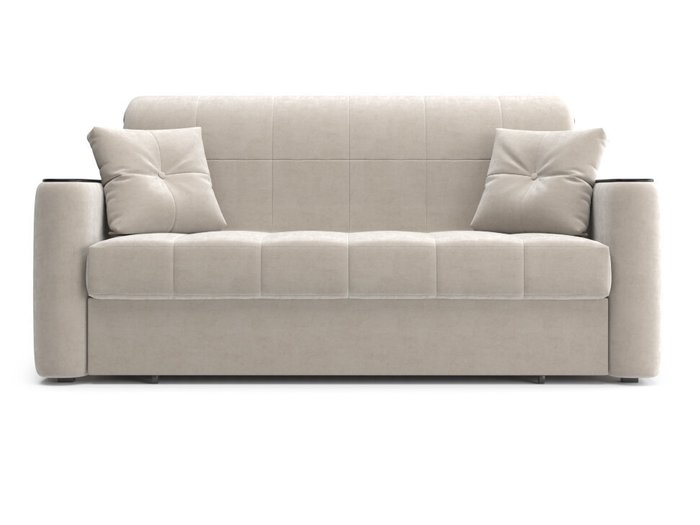 Прямой диван-кровать Ницца бежевого цвета