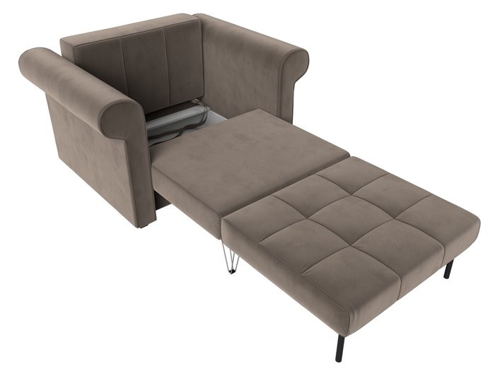 Кресло-кровать Берли светло-коричневого цвета