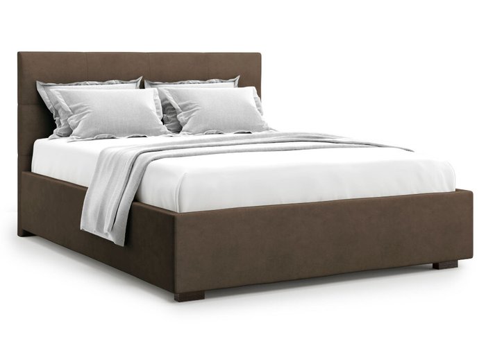 Кровать Garda 140х200 коричневого цвета с подъемным механизмом  - купить Кровати для спальни по цене 18460.0