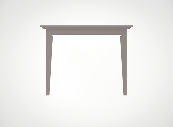 Стол обеденный раскладной Manhattan жемчужно-серого цвета