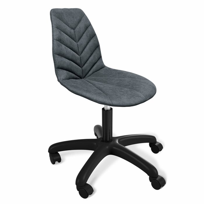 Офисный стул Ретра темно-серого цвета 