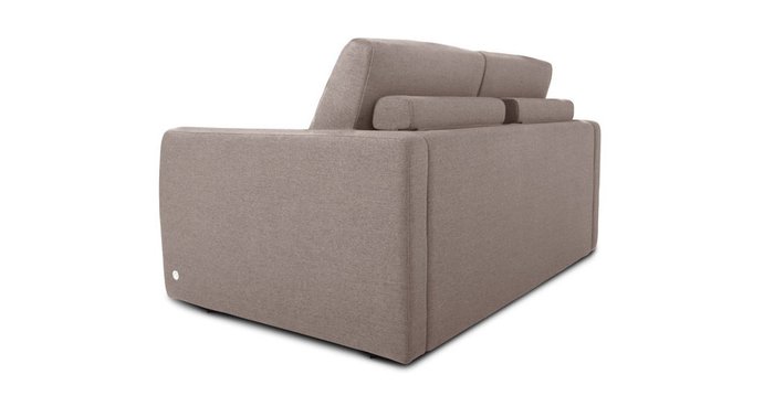 Прямой диван-кровать Бруно светло-коричневого цвета 