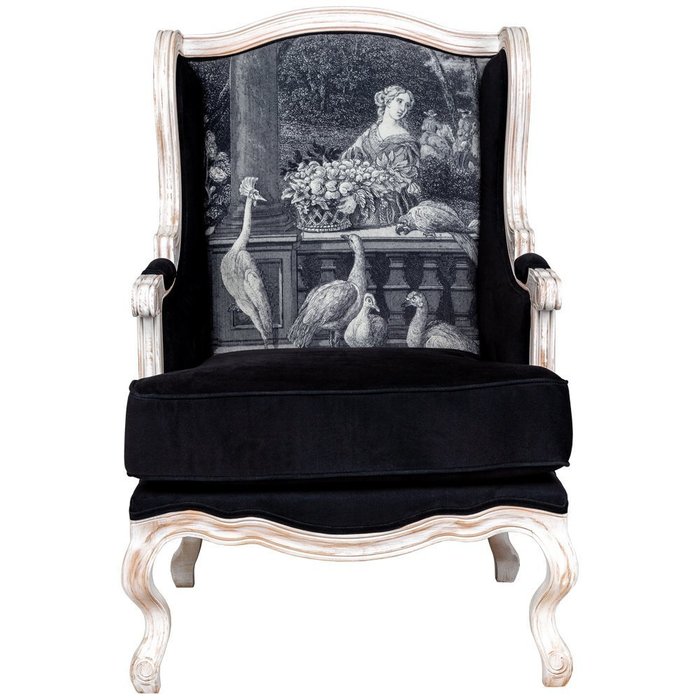 Кресло Венсен с корпусом из натурального бука