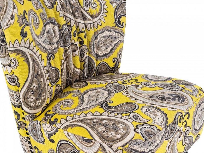 Кресло Barbara бежево-желтого цвета