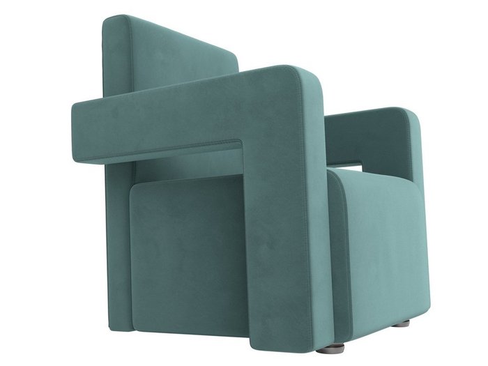 Кресло Рамос бирюзового цвета