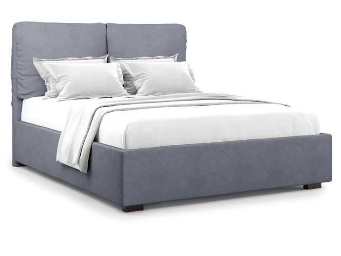 Кровать Trazimeno 180х200 серого цвета
