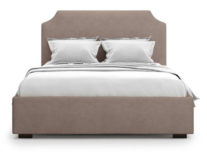 Кровать Izeo без подъемного механизма 180х200 коричневого цвета