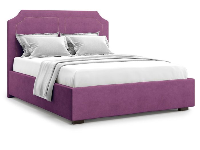 Кровать с подъемным механизмом Lago 160х200 фиолетового цвета