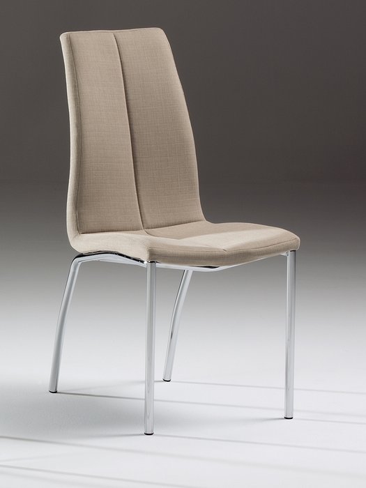 Обеденный стул Malibu с бежевой тканевой обивкой