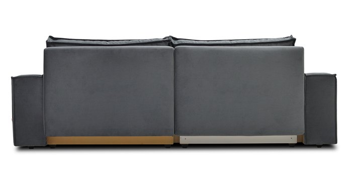 Диван-кровать угловой Фабио серого цвета