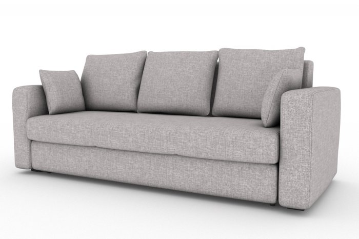 Прямой диван-кровать Liverpool серого цвета