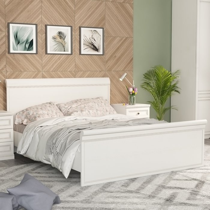 Кровать Белладжио 180х200 белого цвета 