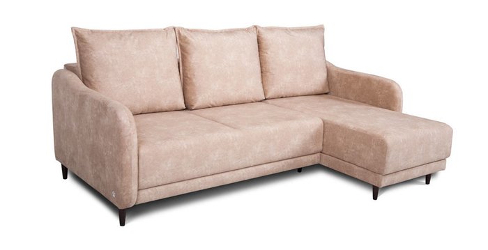 Угловой диван-кровать Бьёрг бежевого цвета - купить Угловые диваны по цене 84246.0