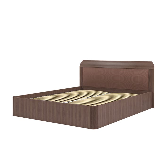 Кровать Магна 160х200 коричневого цвета с подъемным механизмом