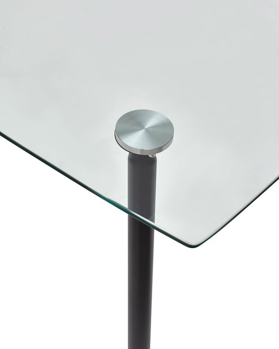 Обеденный стол Ron со стеклянной столешницей 