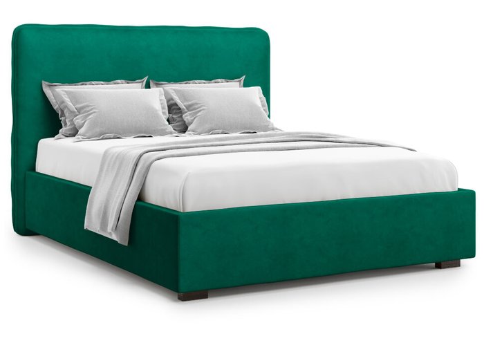 Кровать Brachano 180х200 зеленого цвета с подъемным механизмом 