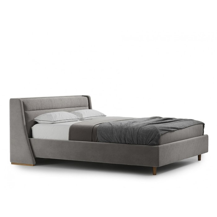 Кровать Iris 160х200 серого цвета