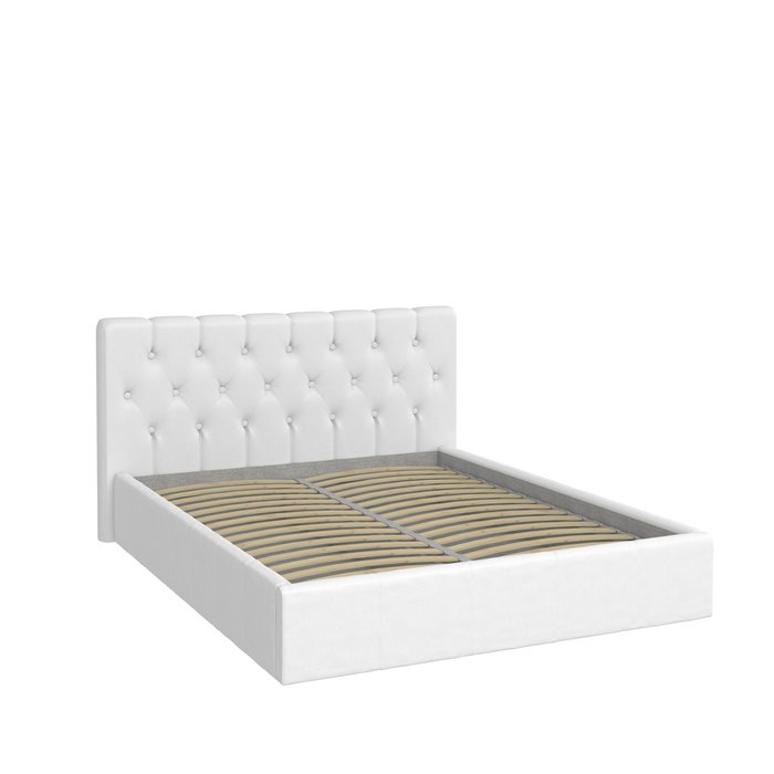 Кровать Инуа 180х200 белого цвета с подъемным механизмом