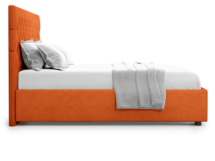 Кровать с подъемным механизмом Nemi 140х200 оранжевого цвета