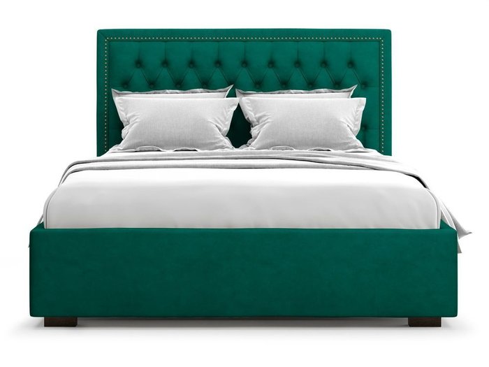 Кровать с подъемным механизмом Orto 180х200 зеленого цвета