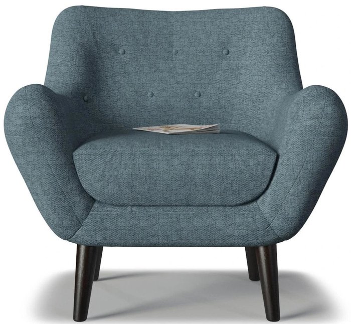 Кресло Элефант Люкс dream blue синего цвета - купить Интерьерные кресла по цене 19310.0