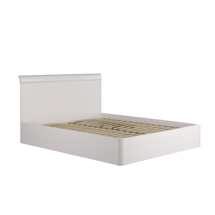 Кровать Белладжио 160х200 белого цвета с подъемным механизмом