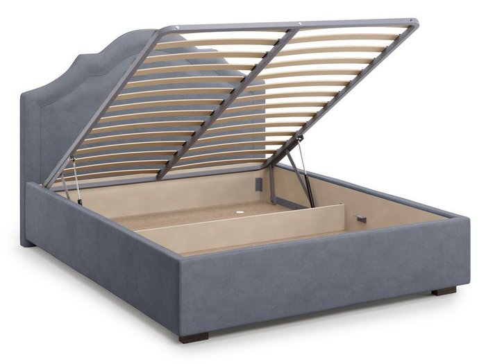 Кровать с подъемным механизмом Madzore 180х200 серого цвета