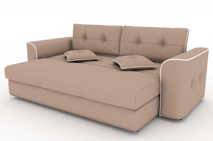 Прямой диван-кровать Narvik темно-бежевого цвета