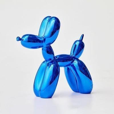 Статуэтка Balloon Dog H30 синего цвета