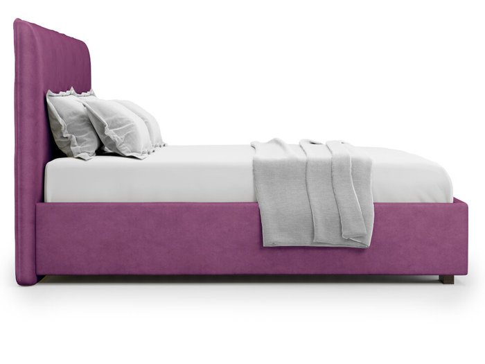 Кровать Brachano 160х200 пурпурного цвета с подъемным механизмом 