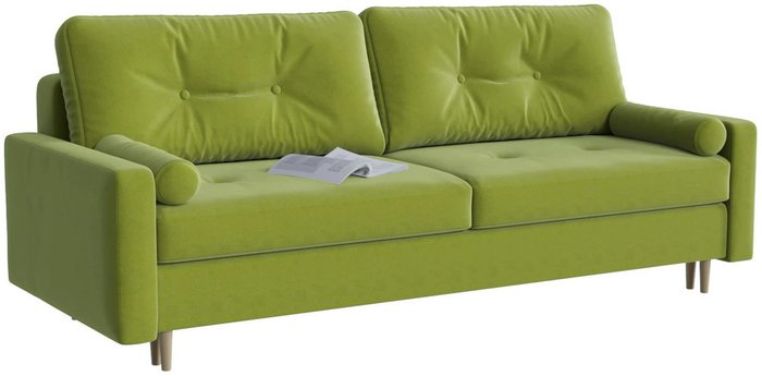 Диван-кровать Белфаст Green зеленого цвета