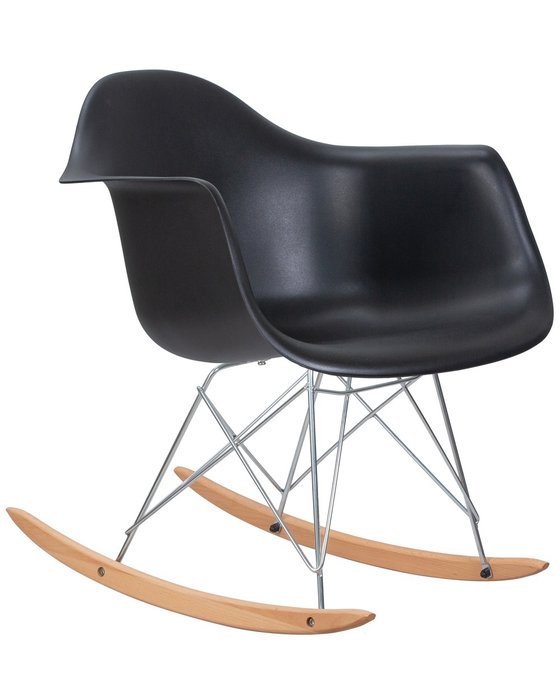 Кресло-качалка Rock черного цвета