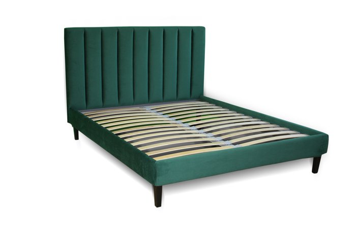 Кровать Клэр 180х200 зеленого цвета с подъемным механизмом