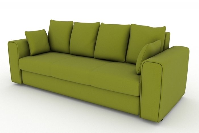 Прямой диван-кровать Giverny зеленого цвета