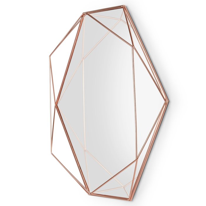 Зеркало настенное Umbra "prisma" медь