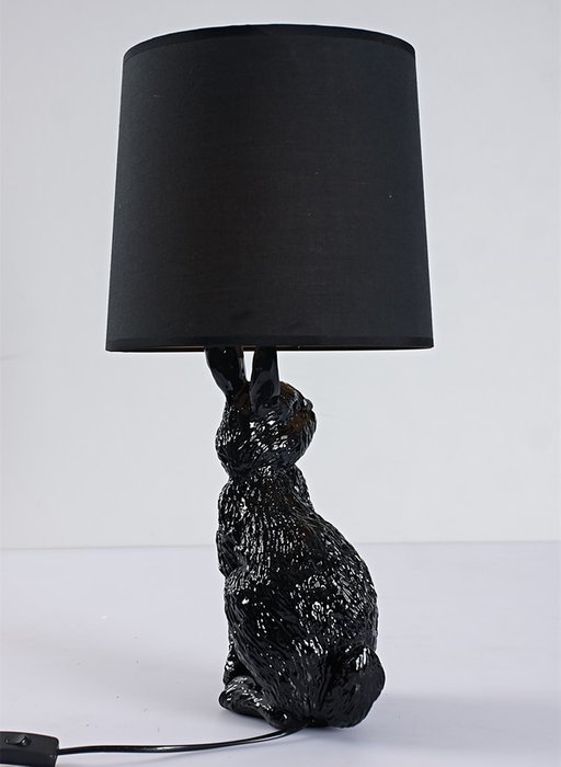 Настольная лампа Rabbit black