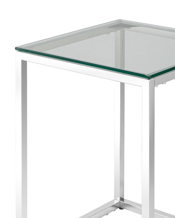 Кофейный столик Таун серебряного цвета