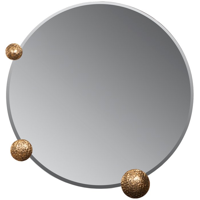 Зеркало настенное Heri Амбер с золотой отделкой