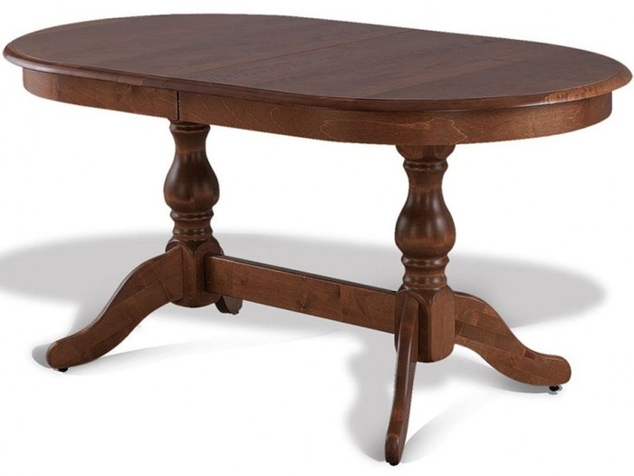 Обеденный стол Гранд темно-коричневого цвета