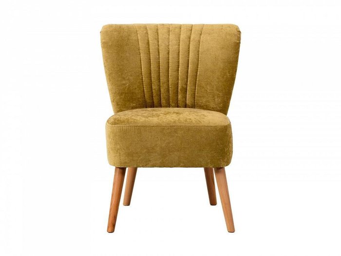 Кресло Barbara желто-бежевого цвета - купить Интерьерные кресла по цене 18800.0